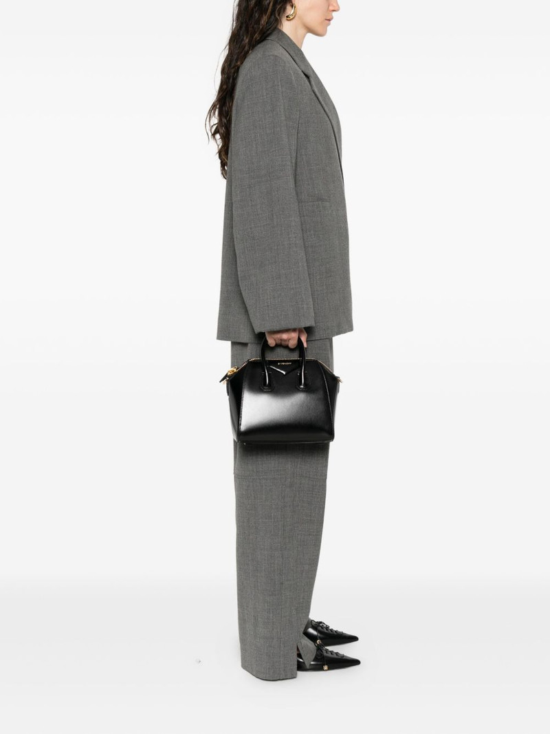 Givenchy mini Antigona patent-leather top-handle tote bag outlook