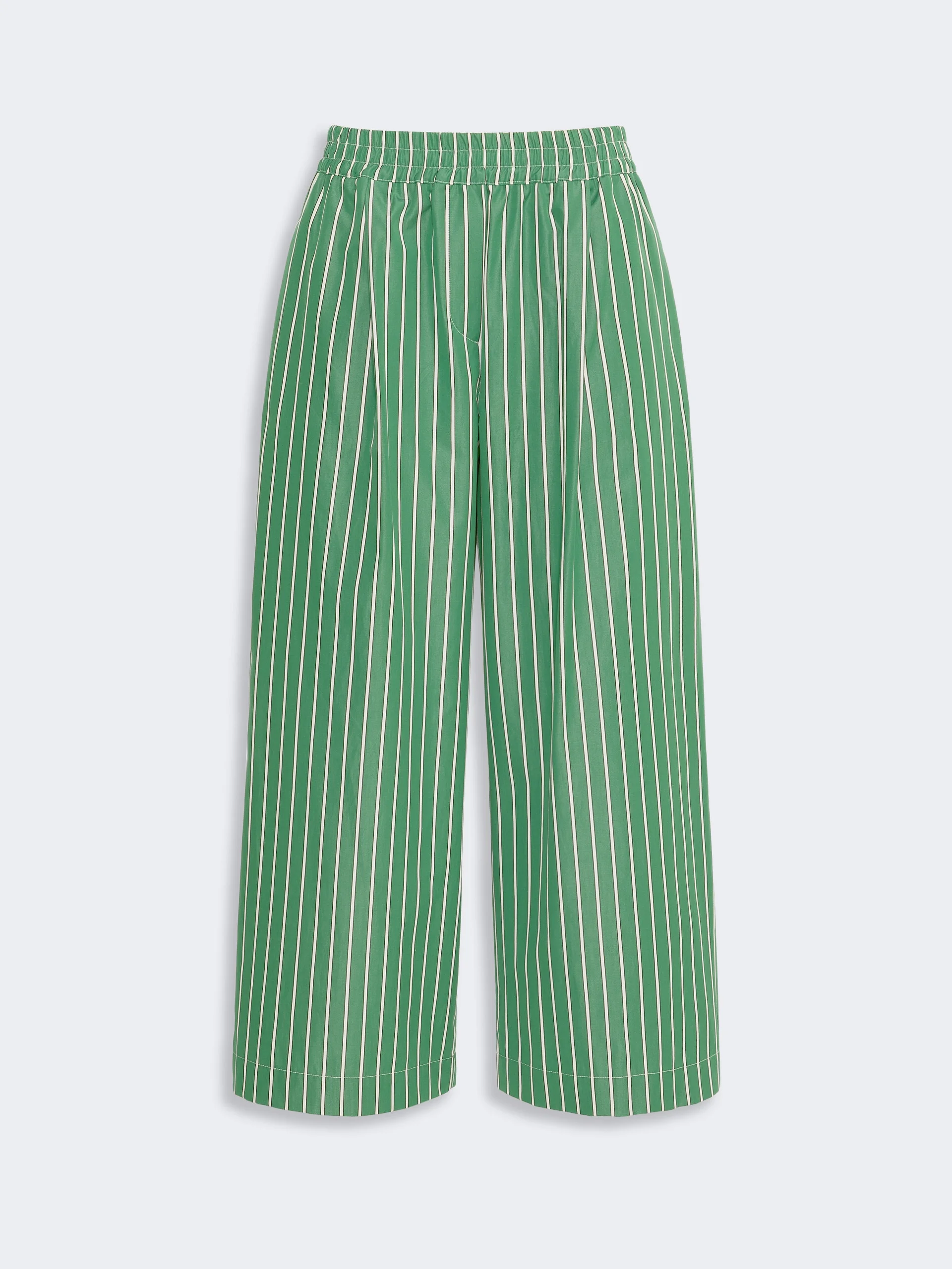 CRESTA Cotton poplin trousers - GREEN - 1
