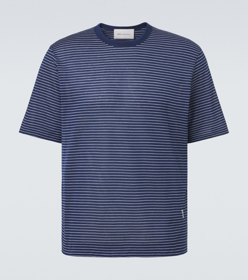 Striped cotton jersey T-shirt 1