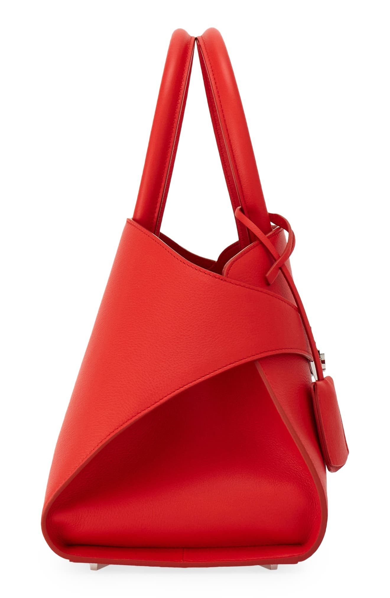 FERRAGAMO Hug Small Leather Top-Handle Bag in Flame Red at Nordstrom - 5