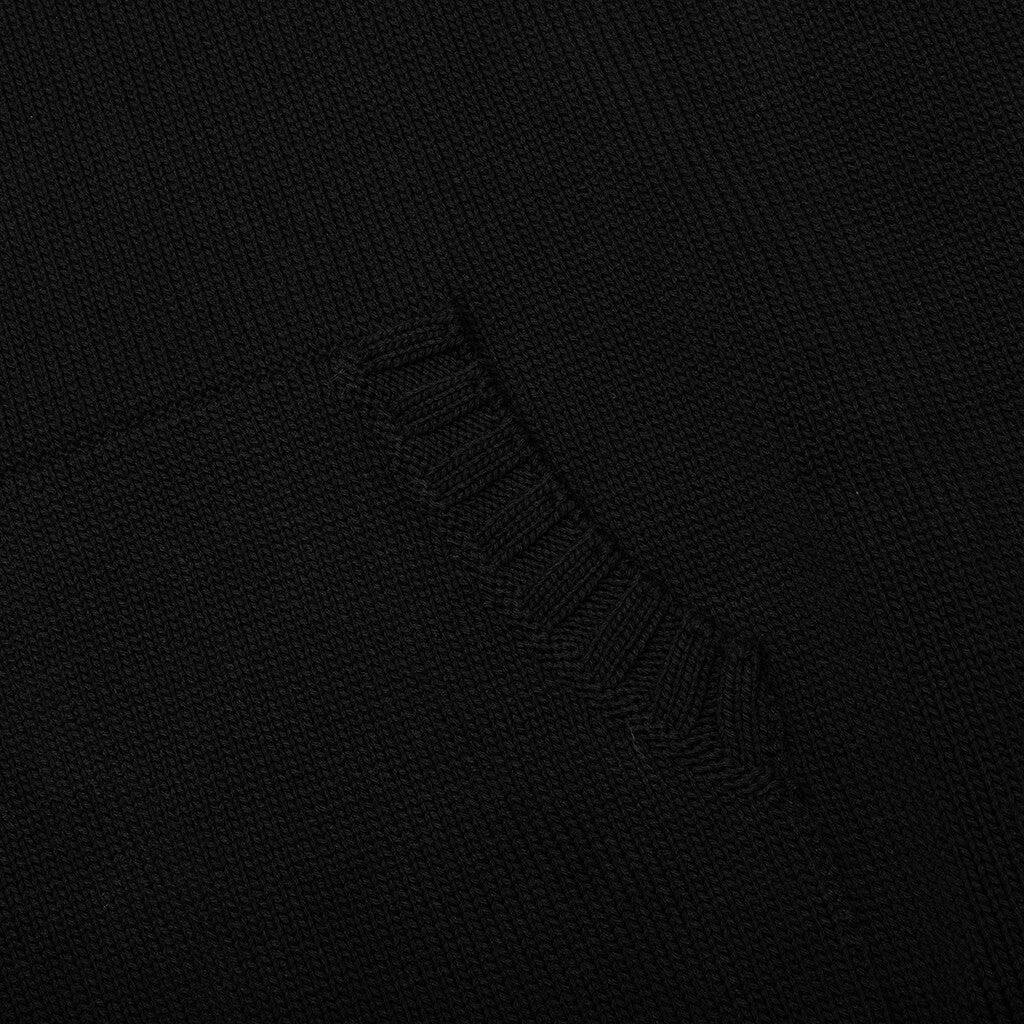 ROUNDNECK SWEATER - BLACK - 5