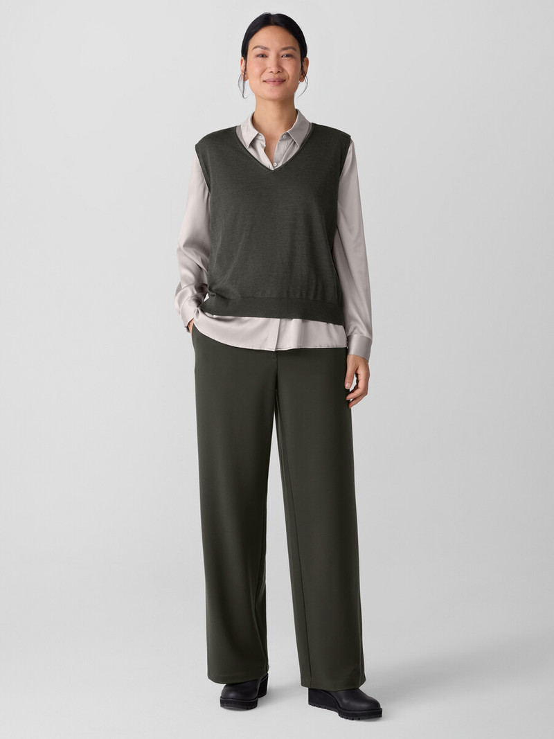 EILEEN FISHER Superfine Merino Vest in Regenerative Wool outlook