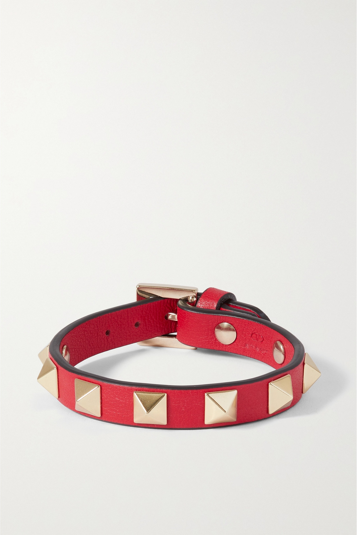 Valentino Garavani The Rockstud leather bracelet - 1