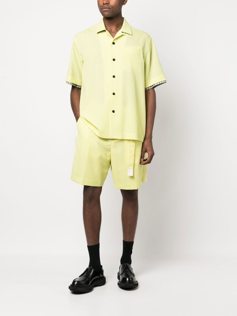 sacai shortsleeved oversized shirt outlook