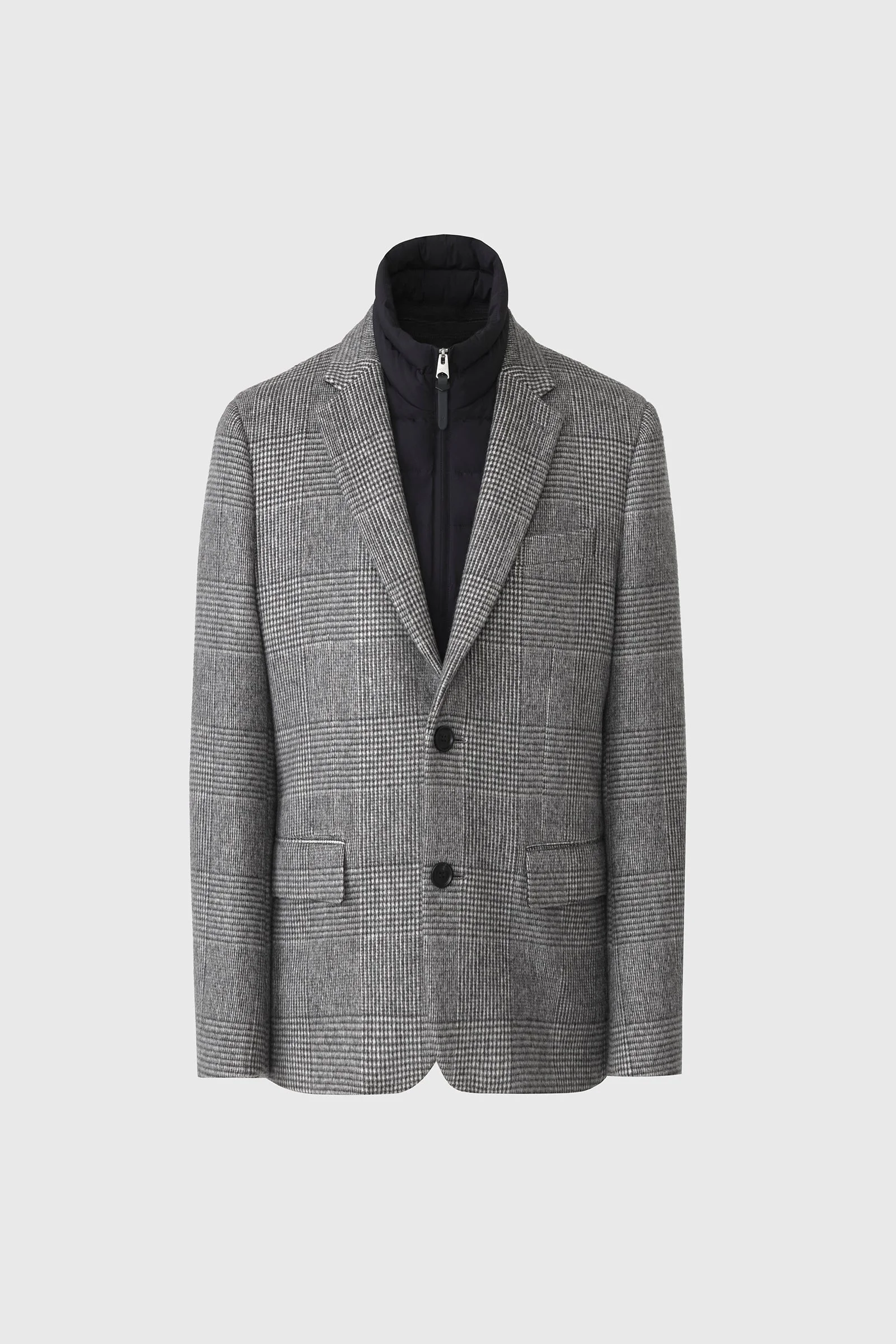 SUTTON-PL Plaid wool coat - 1
