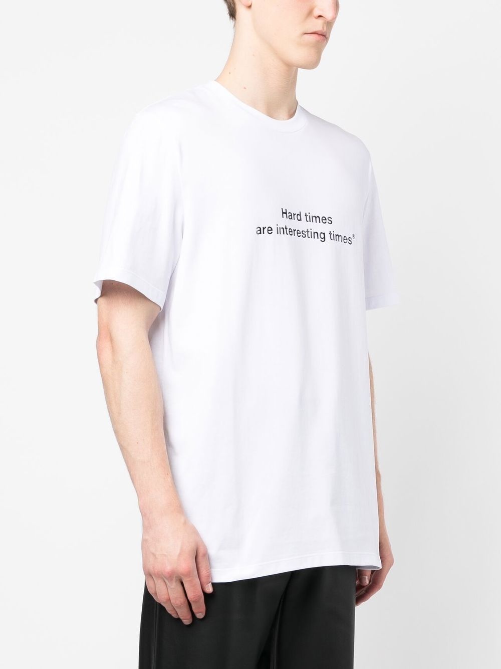 slogan-print cotton T-Shirt - 3