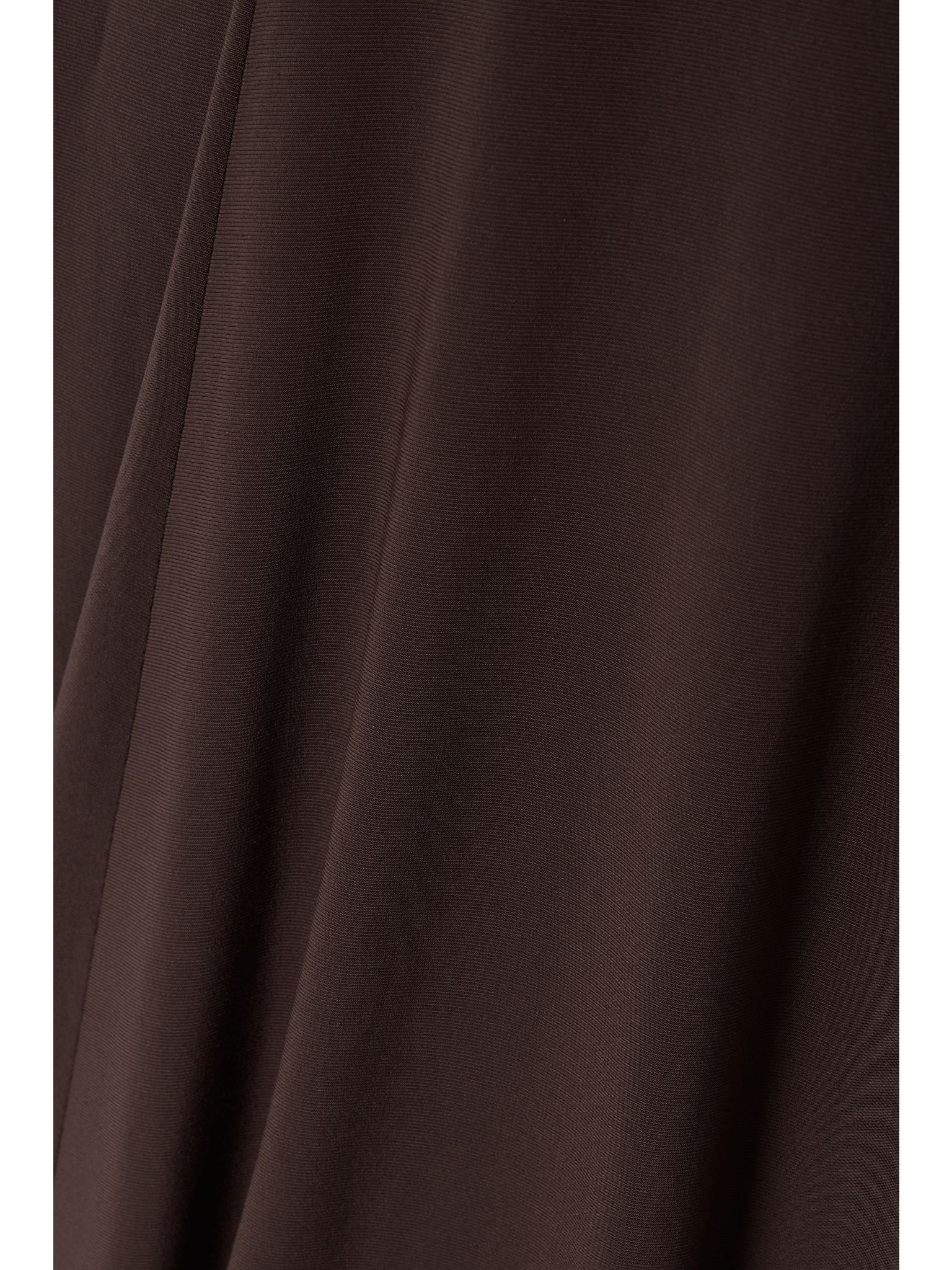 Stretch-jersey turtleneck gown Chocolate - 4
