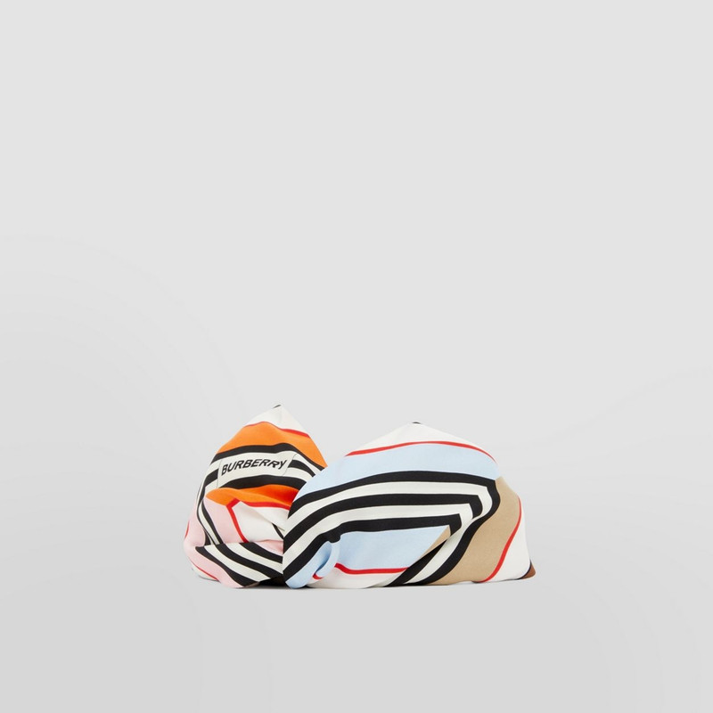 Montage Print Silk Headband 4