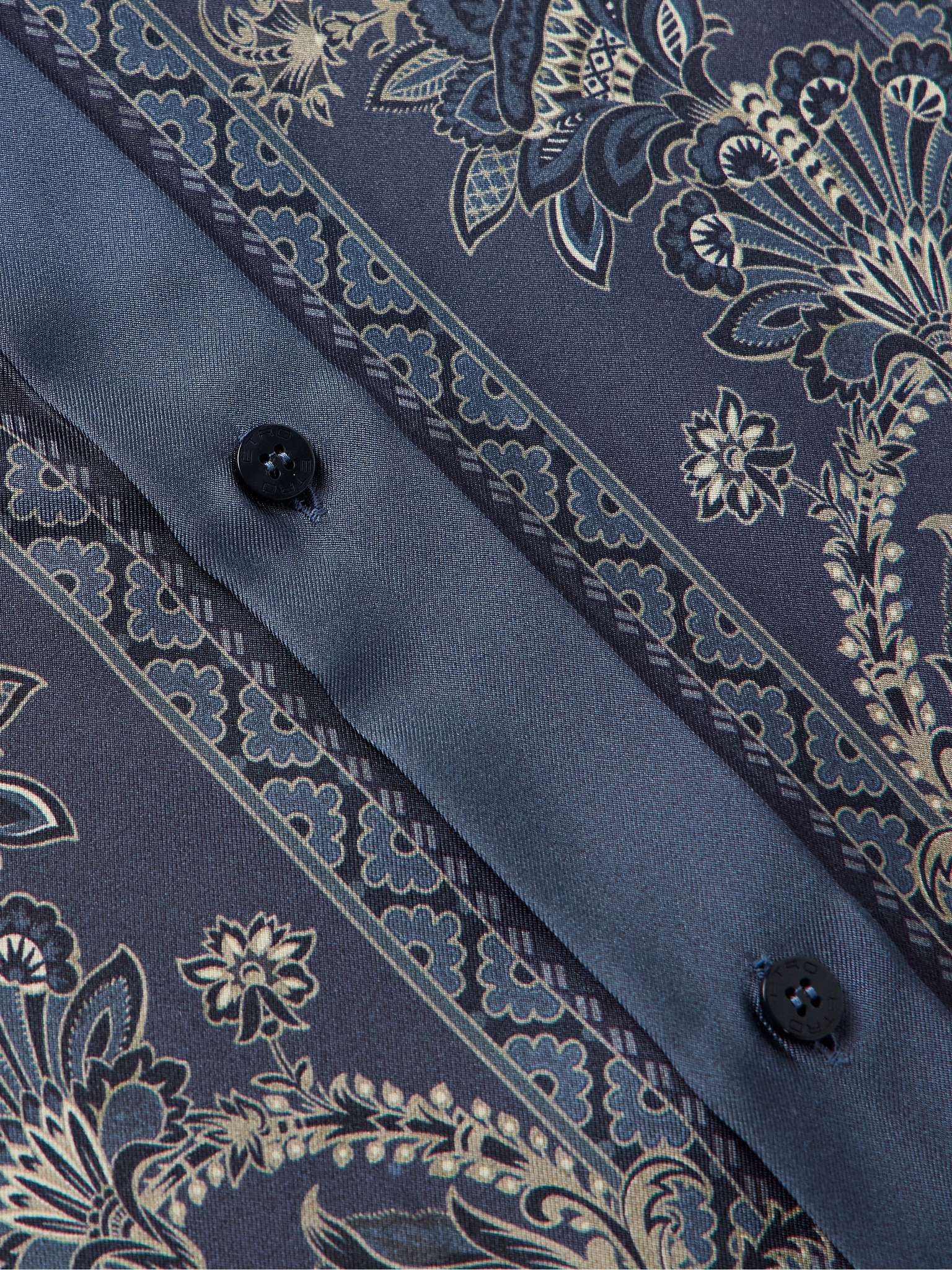 Printed Silk-Twill Shirt - 4