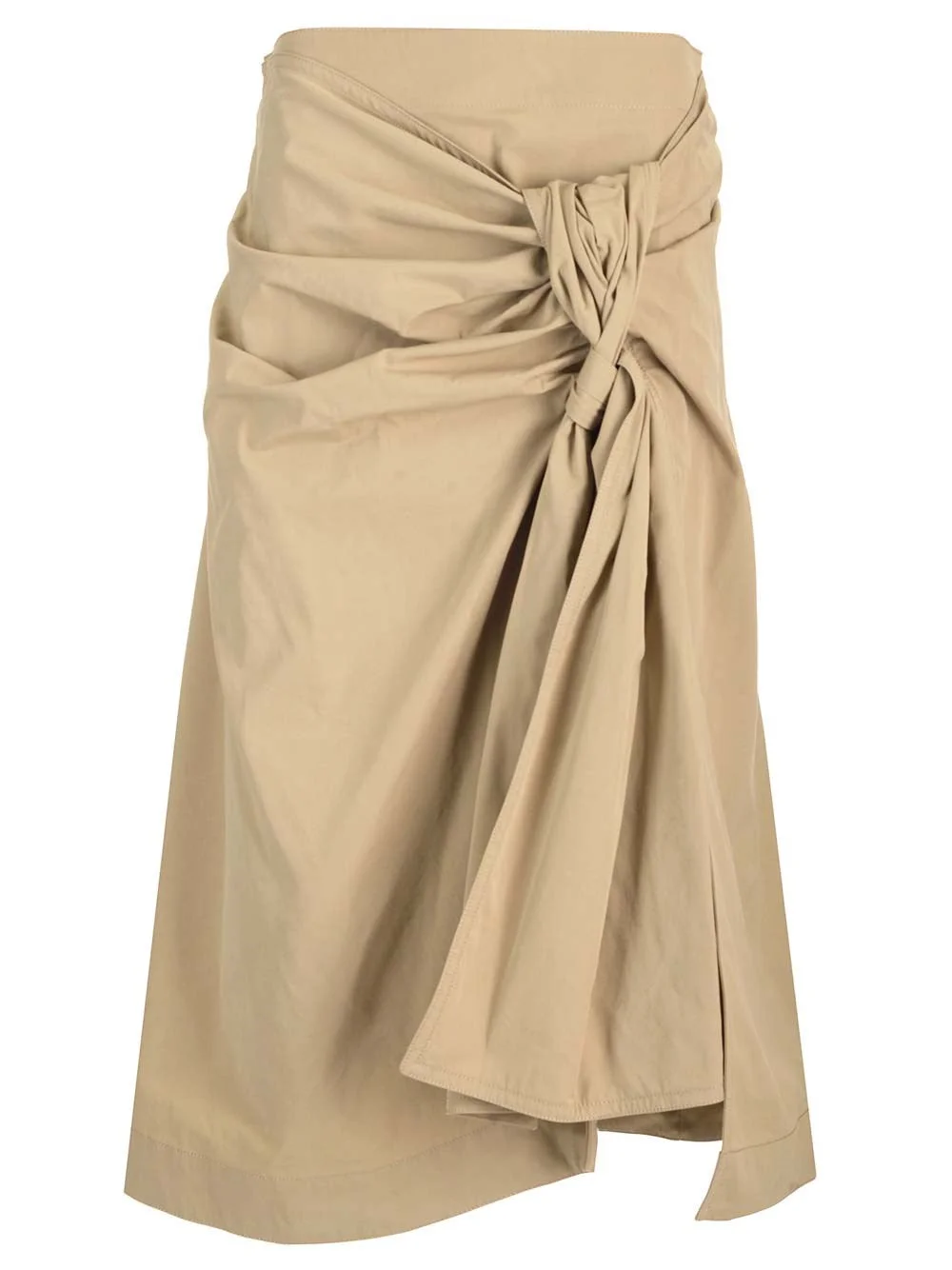 Bottega Veneta Women Compact Cotton Midi Skirt - 1