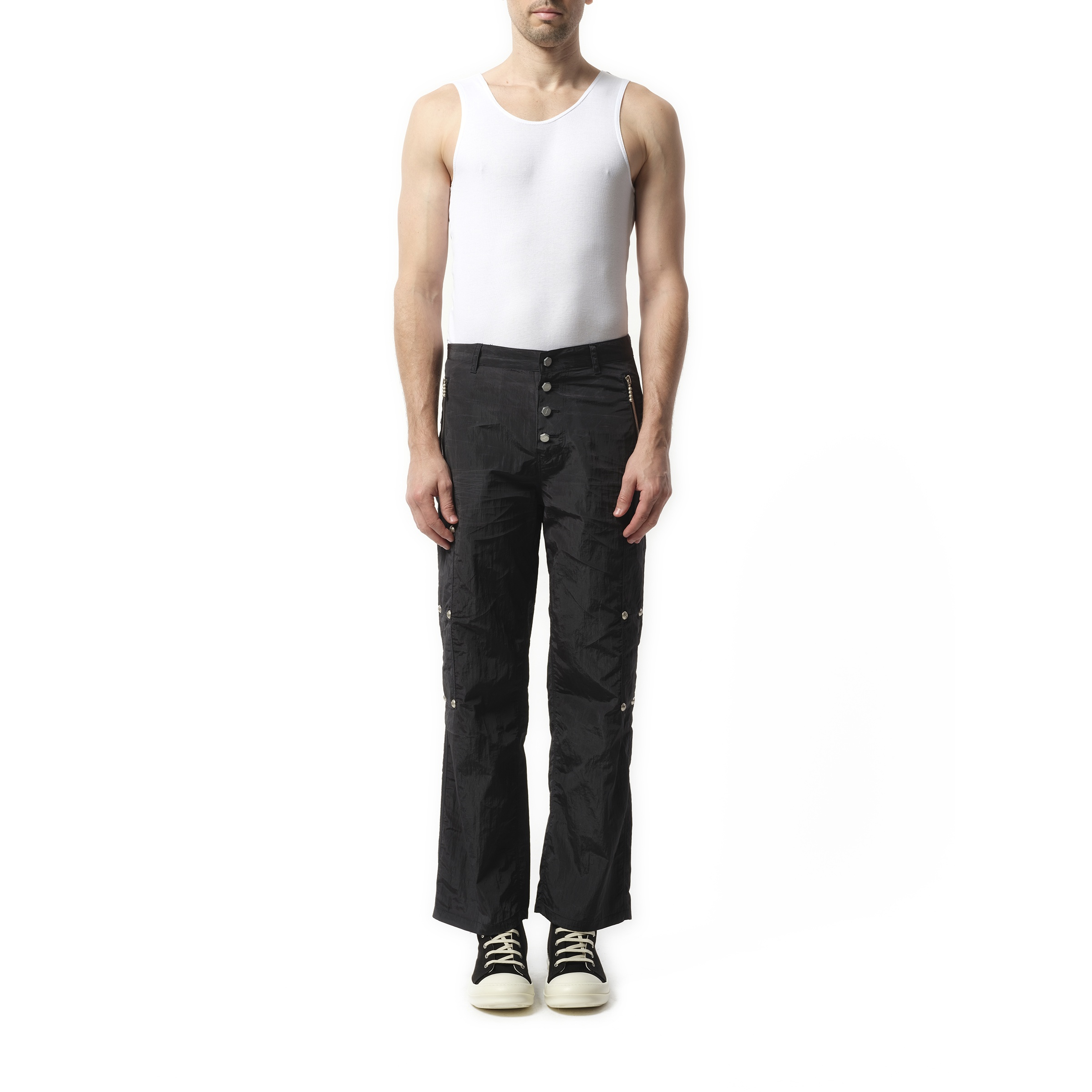 Scarred Bio Army Pants in Black - 4