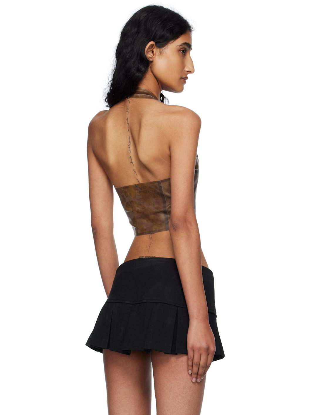 Brown Mara Latex Top - 3