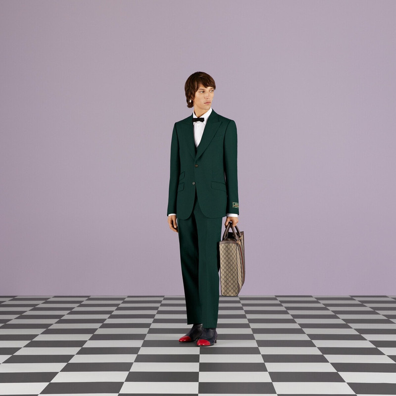 GUCCI Fluid drill suit outlook