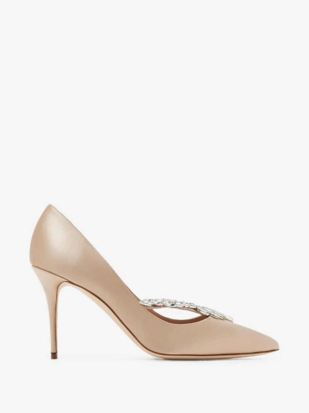 Nadira crystal-embellished pointed-toe pumps - 1