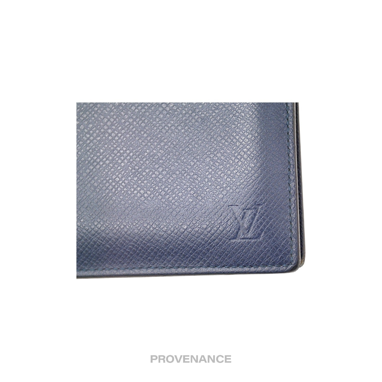 Louis Vuitton Amerigo Wallet - Navy Blue Taiga Leather - 7