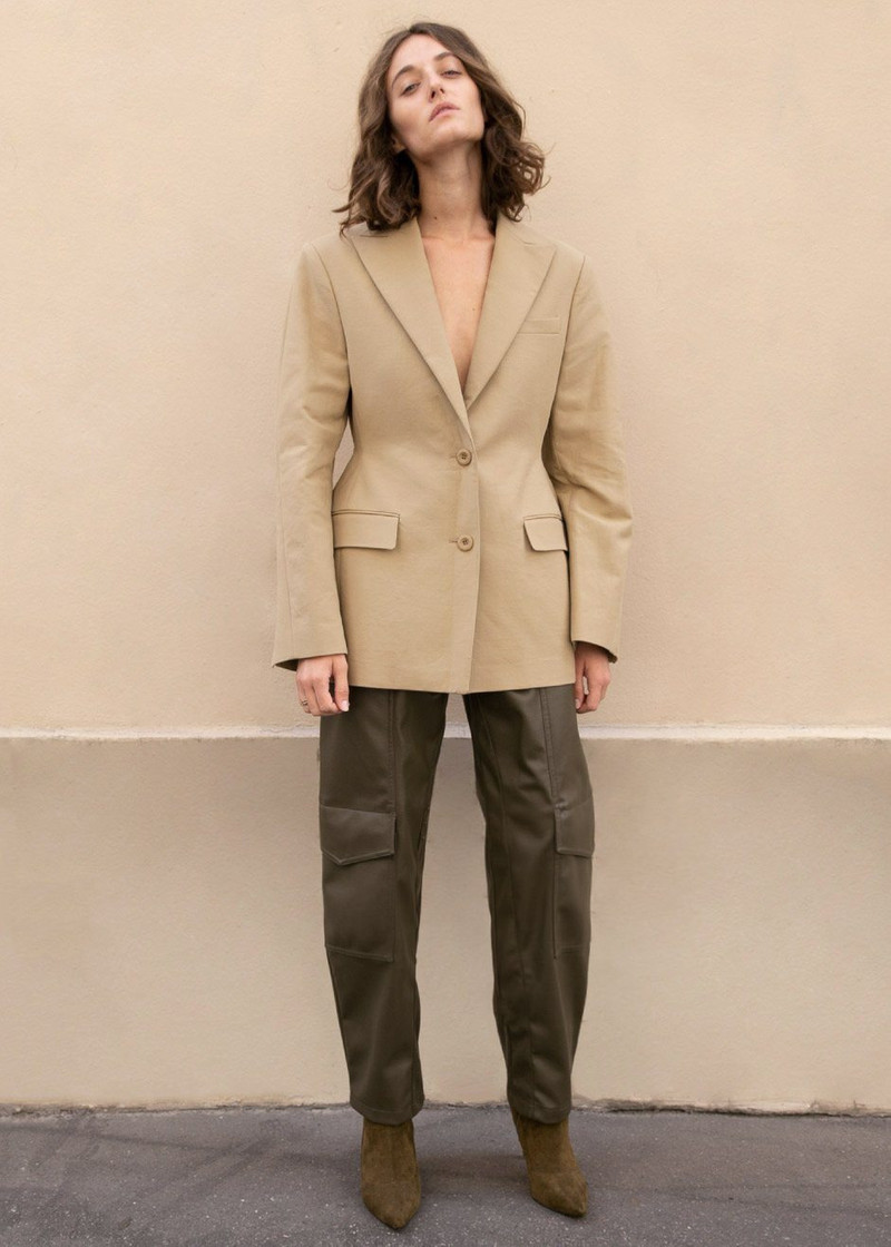 Colette Hourglass Blazer - Camel 12