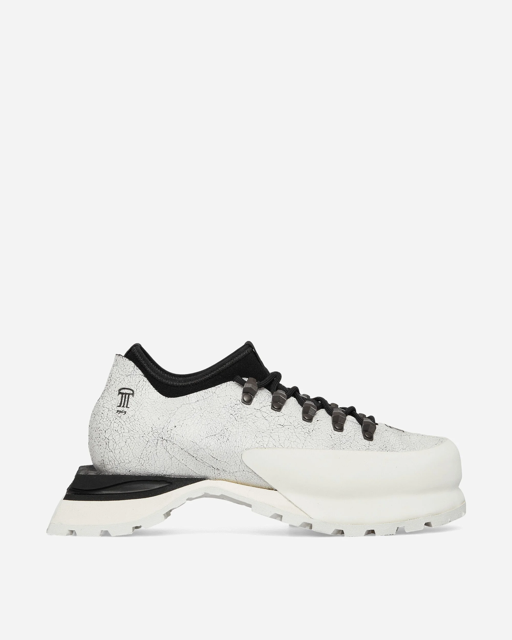 Poyana Leather Boots White - 1