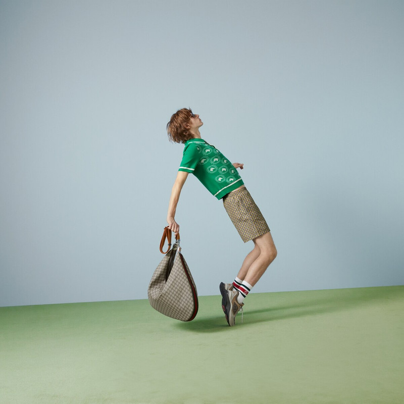 GUCCI Interlocking G print nylon swim shorts outlook