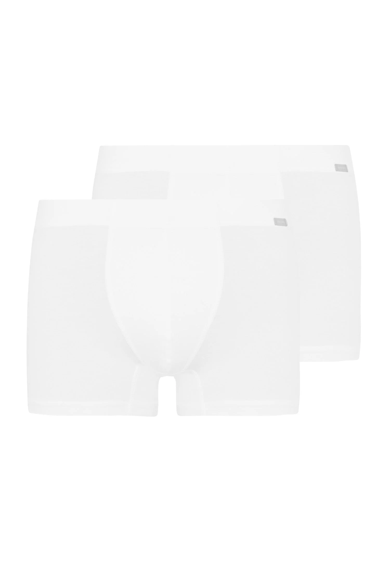 Cotton Essentials 2-Pack Cotton Boxer Briefs With Covered Waistband - 1
