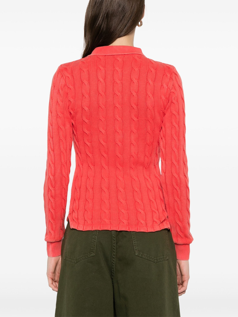 Ralph Lauren Cable-knit Polo Top outlook