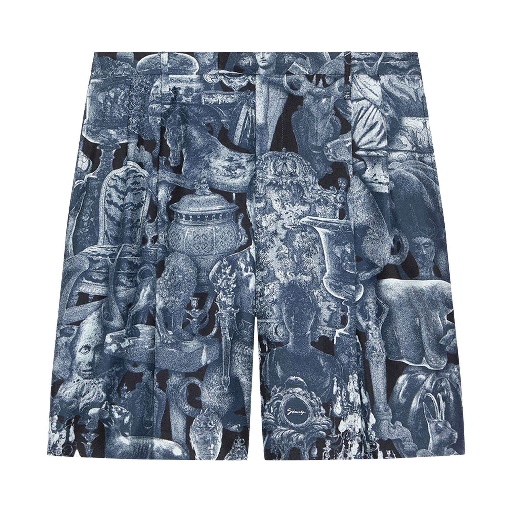 Givenchy Pleated Formal Short 'Black/Navy' - 1