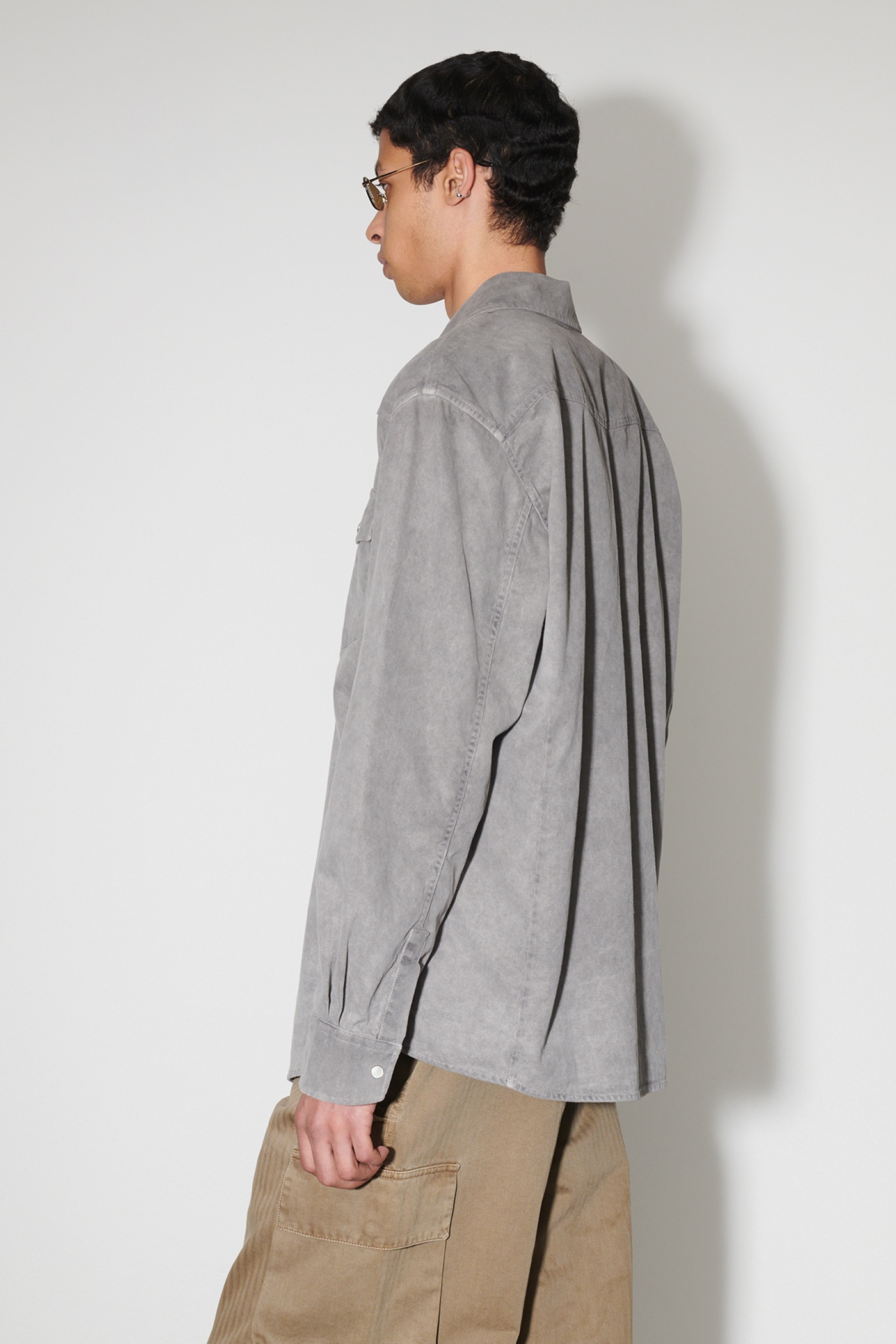 Frontier Shirt Attic Carbon Wash Denim - 5