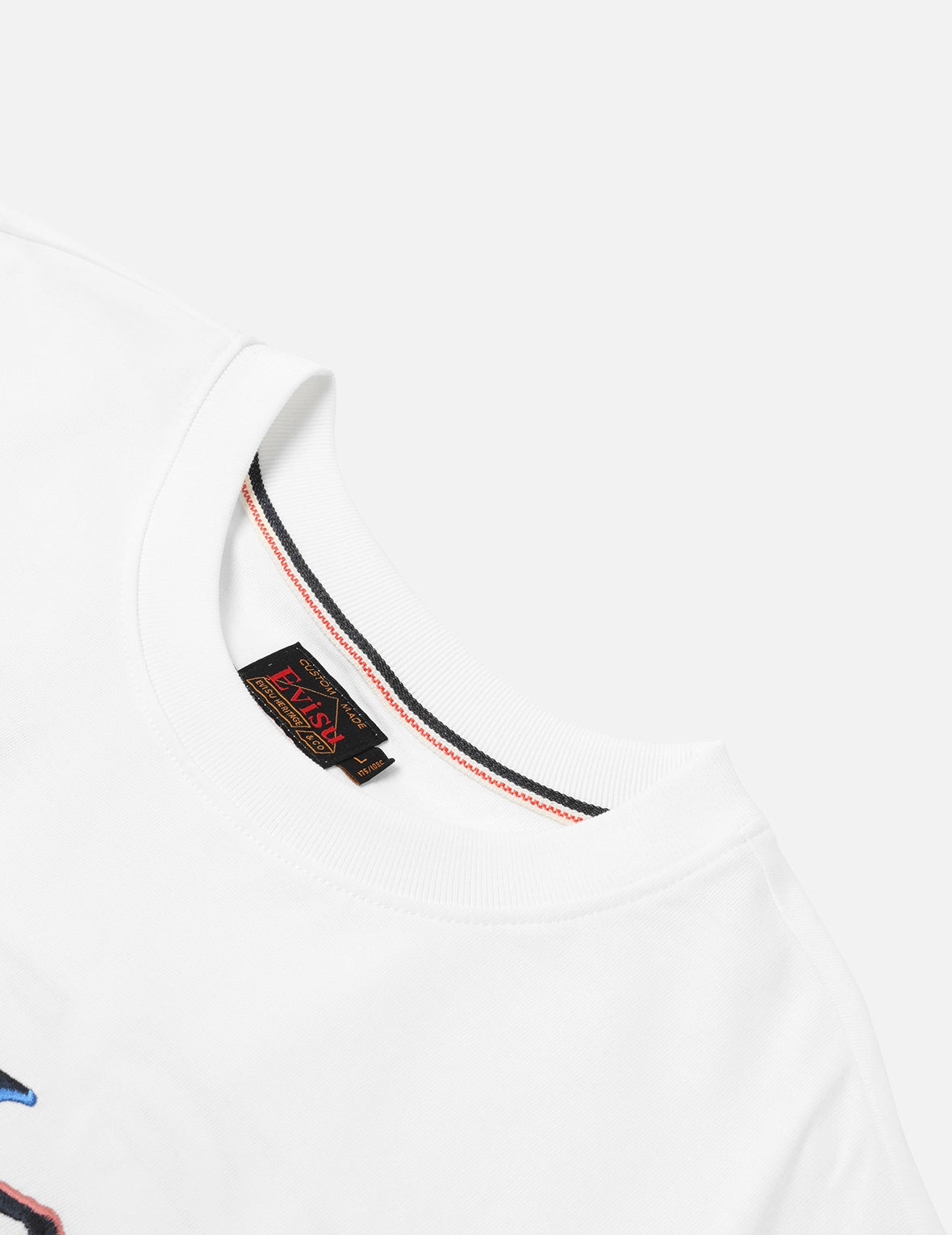 Logo and Kamon Embroidery Loose Fit T-Shirt - 8