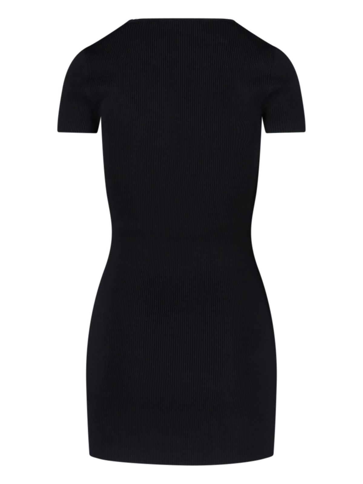 VISCOSE BLEND MINI DRESS - 2