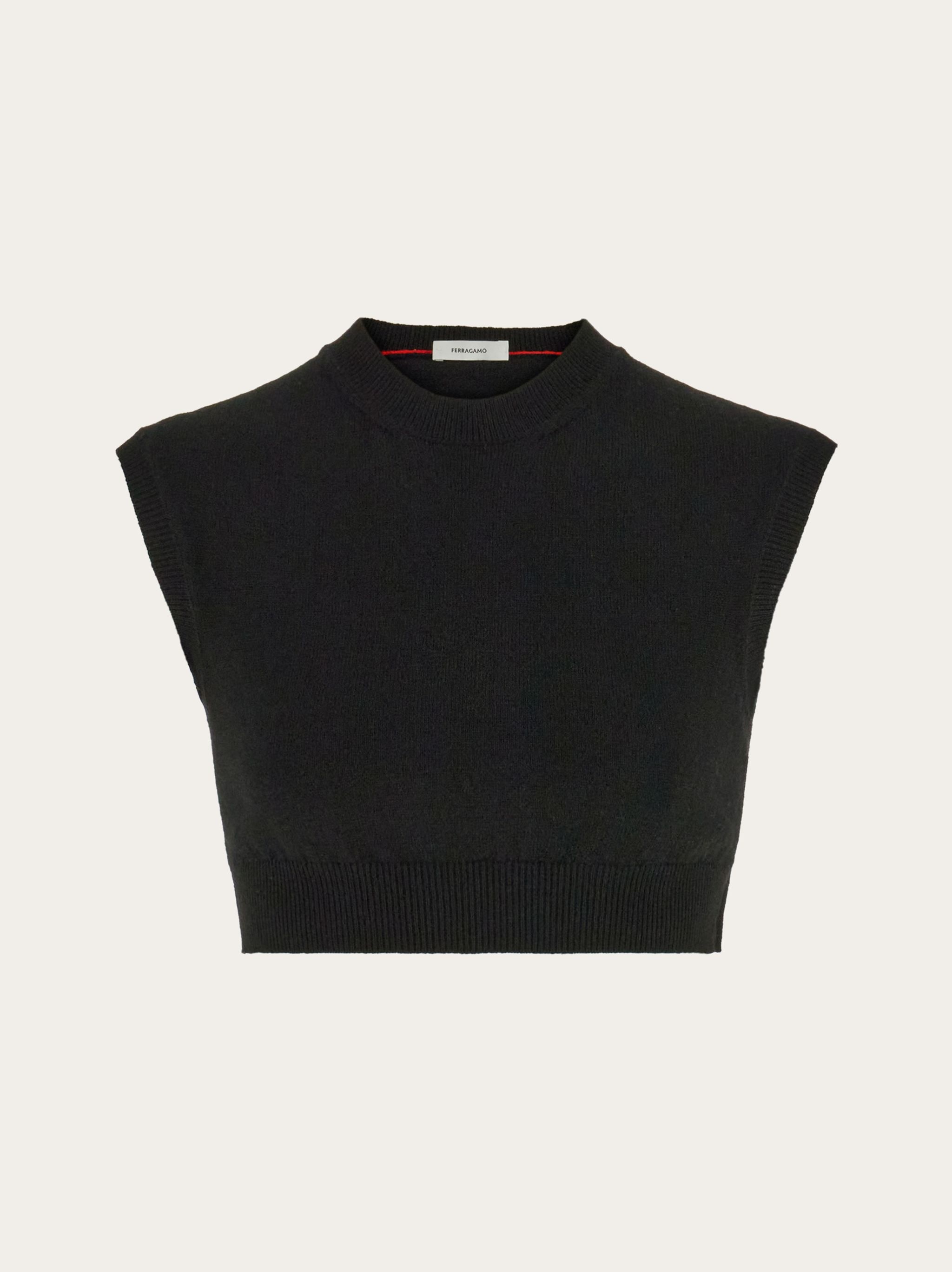 Sleeveless crop top - 1