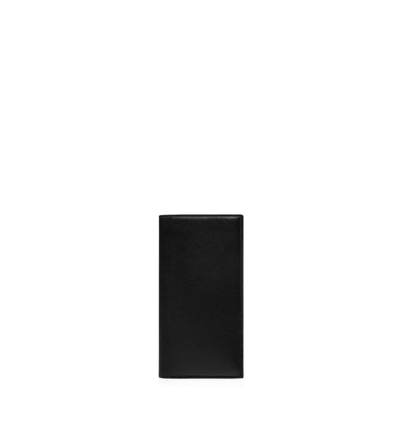 SUPPLE GRAIN LEATHER VERTICAL WALLET 1