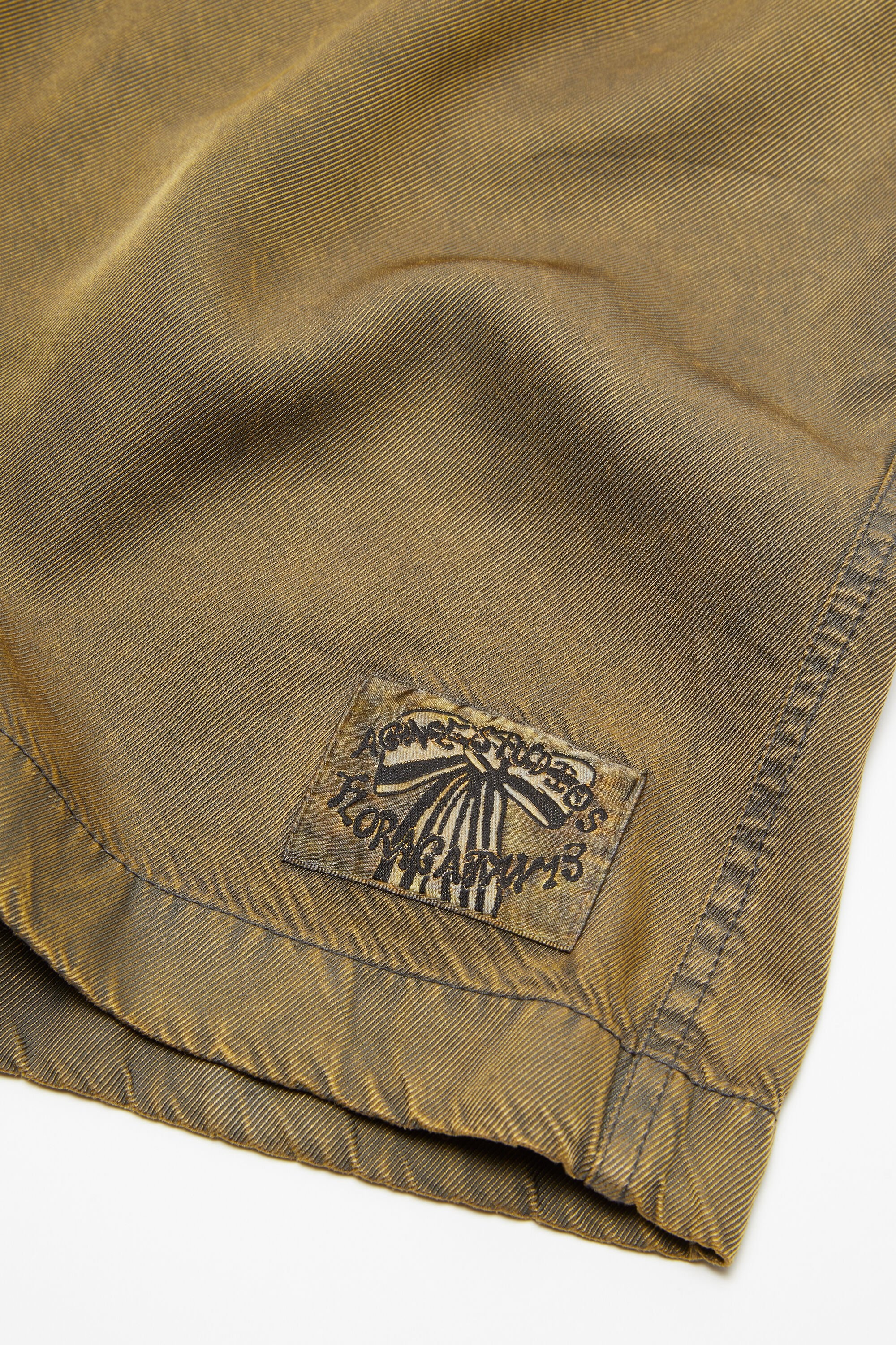 Garment-dyed shorts - Military green - 6