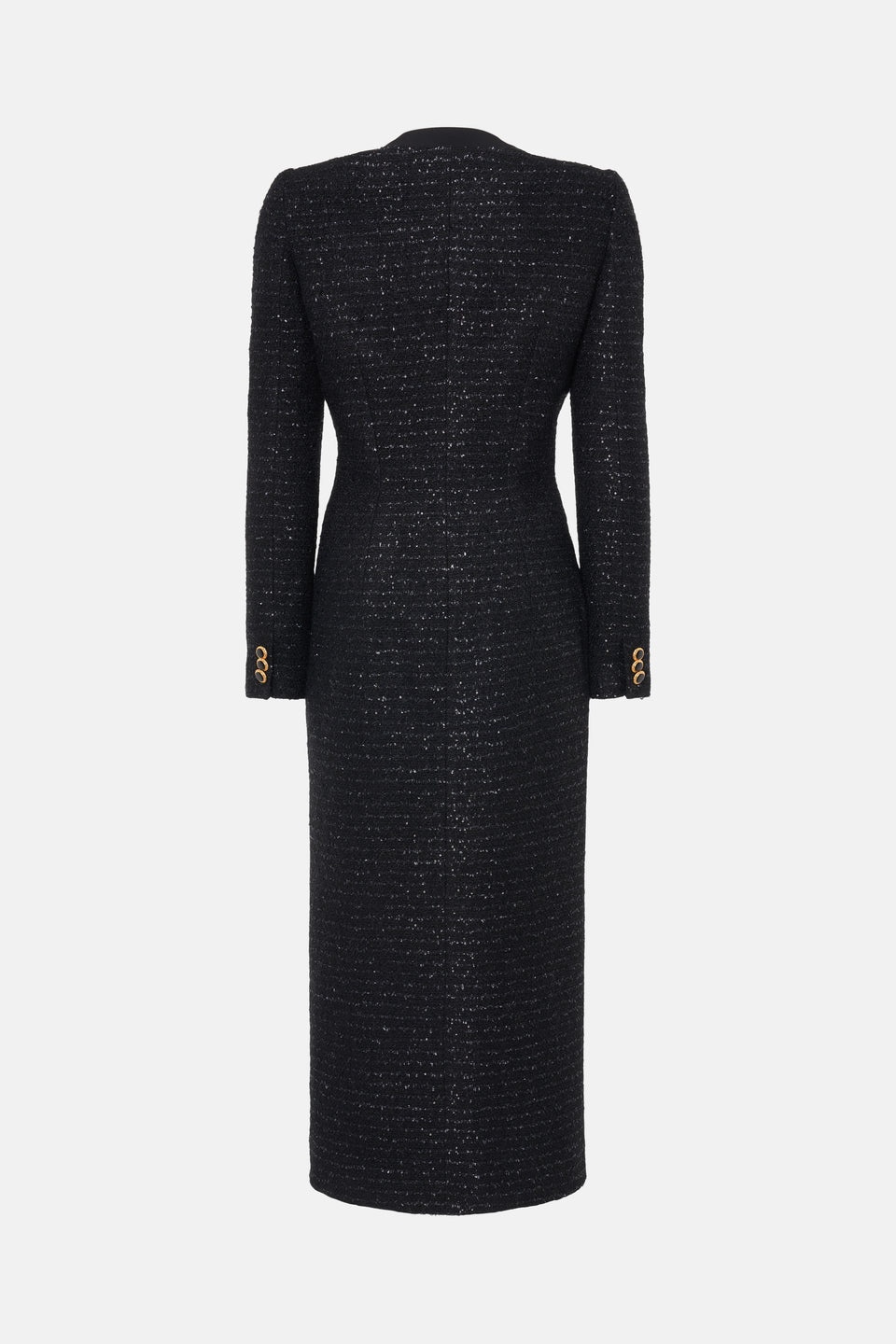 SEQUIN TWEED DRESS WITH JWL BUTTONS - 2