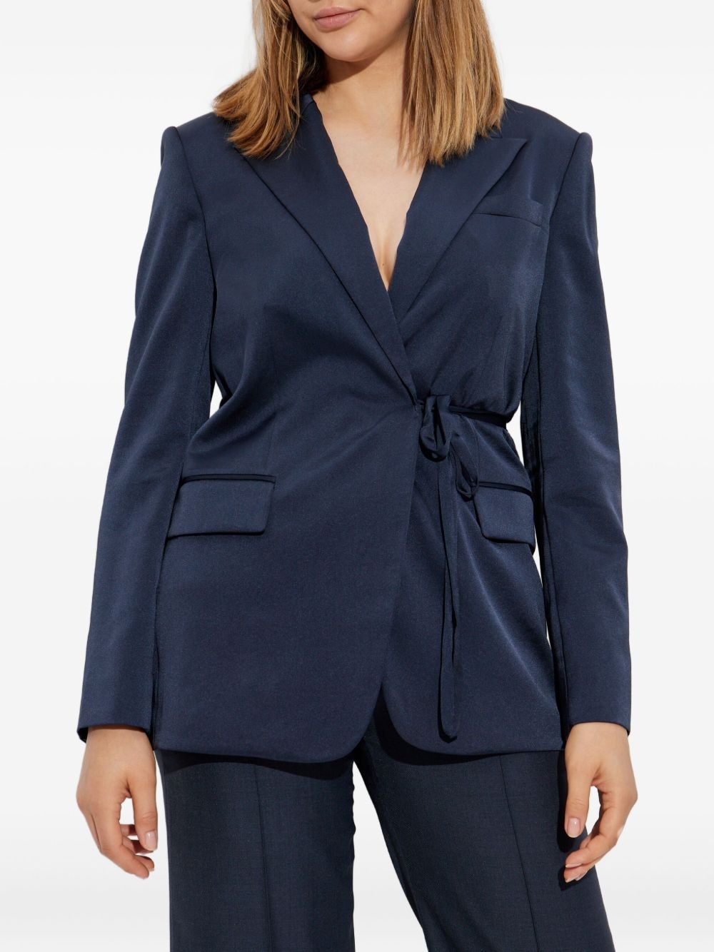 notched-lapels blazer - 3