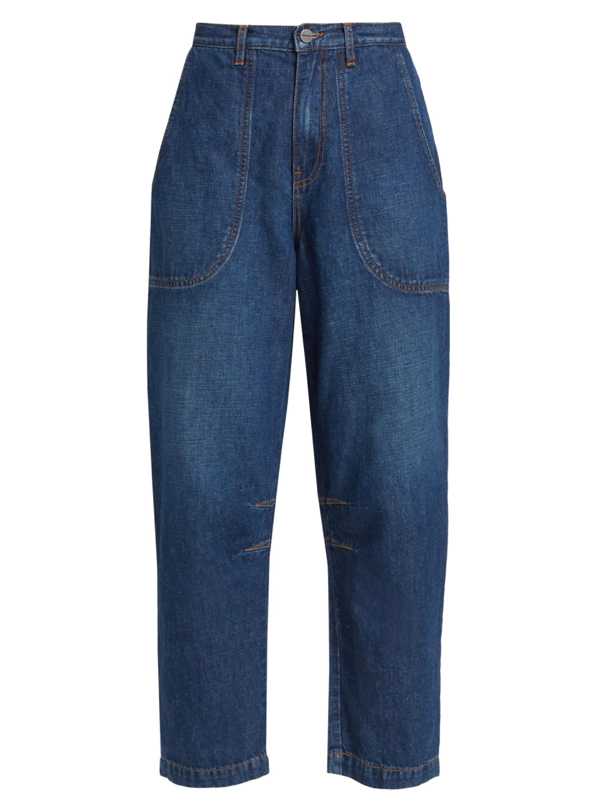 Women's Jetties Beach Crop Pants - Dark Wash - 1