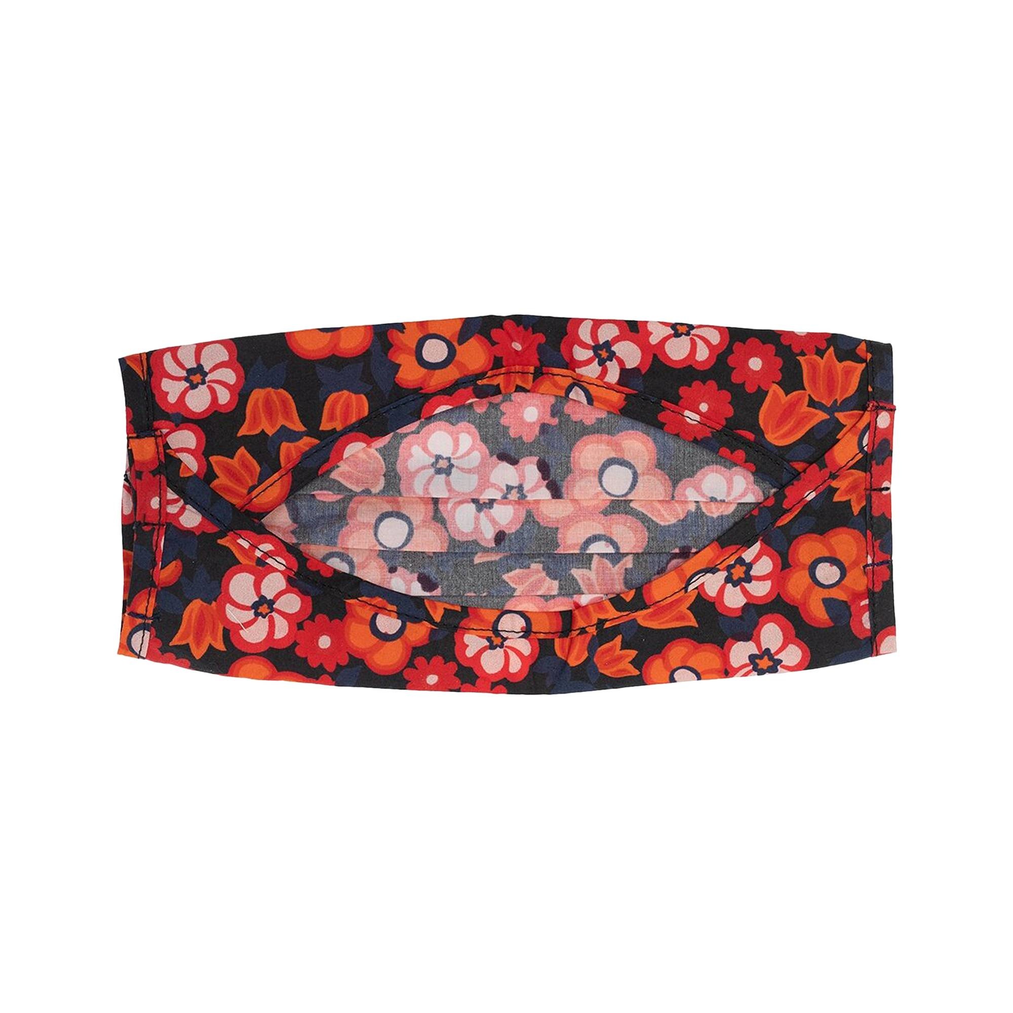 Marni Logo Floral Facemask 'Red' - 2