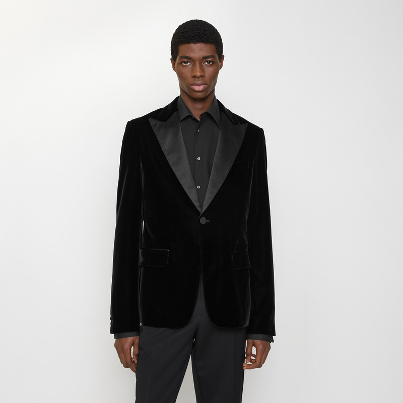 Burberry Velvet Tuxedo Jacket outlook
