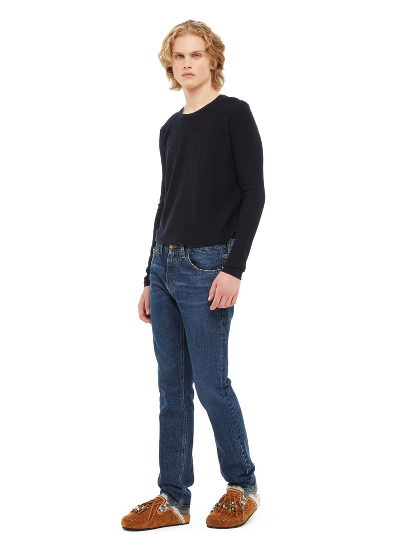 Deep Ocean Denim Pants 5