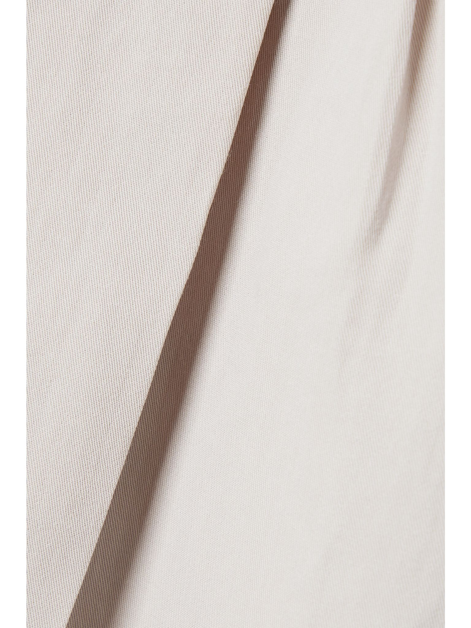 Wybie cropped pleated wool-blend twill wide-leg pants Beige - 4