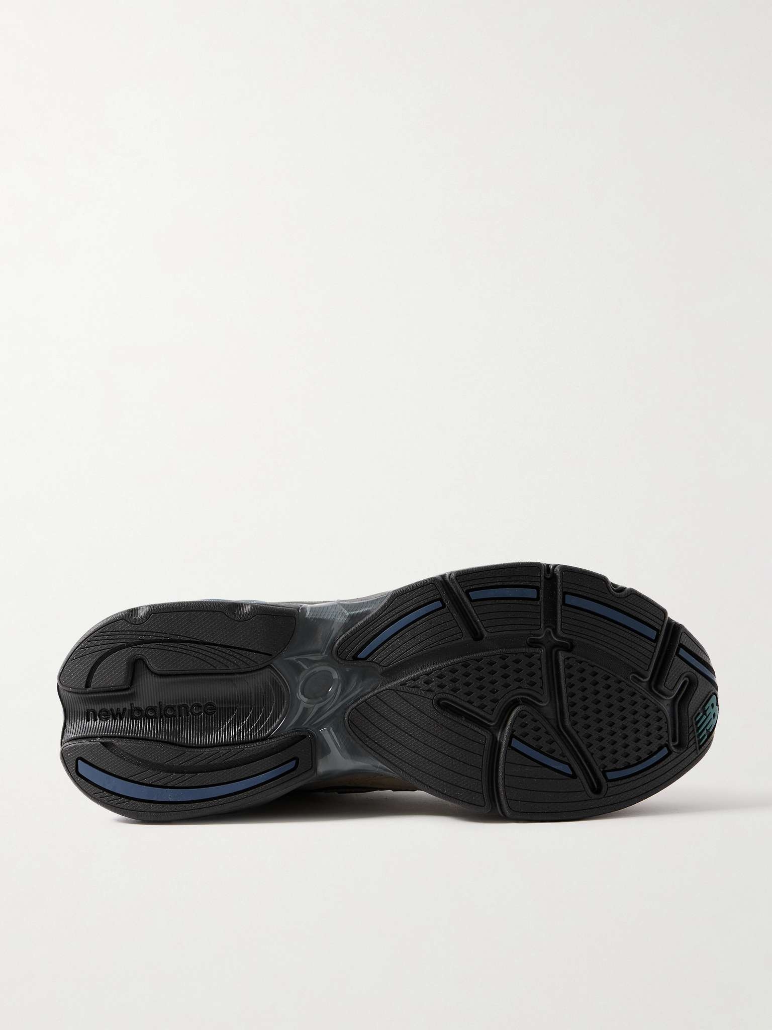 2010 Rubber-Trimmed Mesh and Suede Sneakers - 3