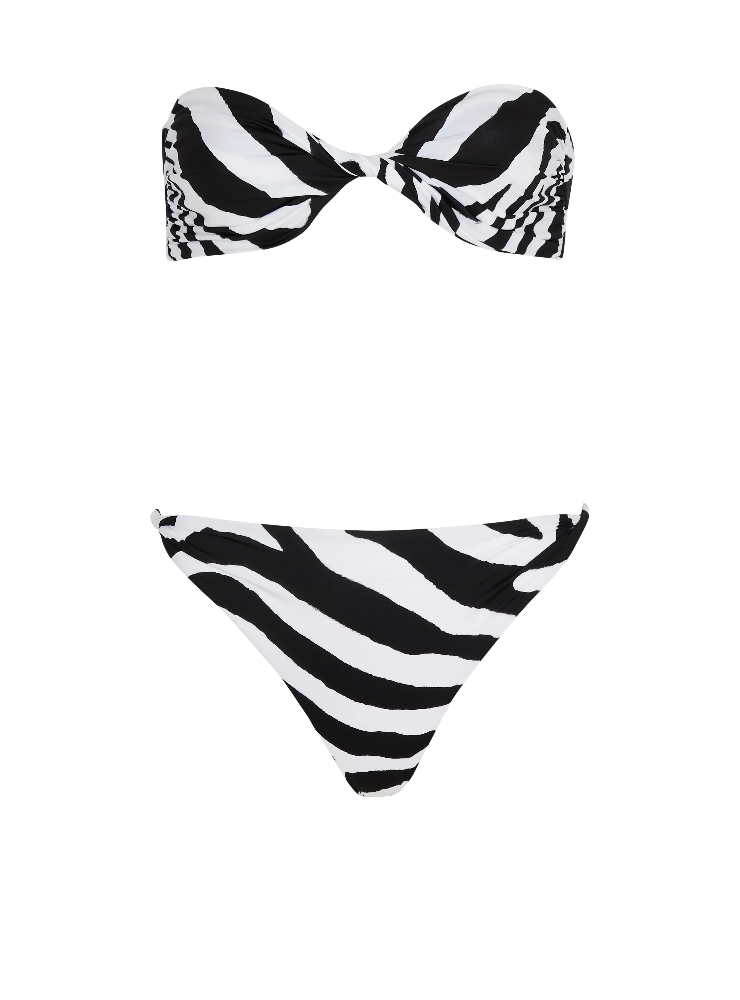 Zebra two-piece swimsuit - 1