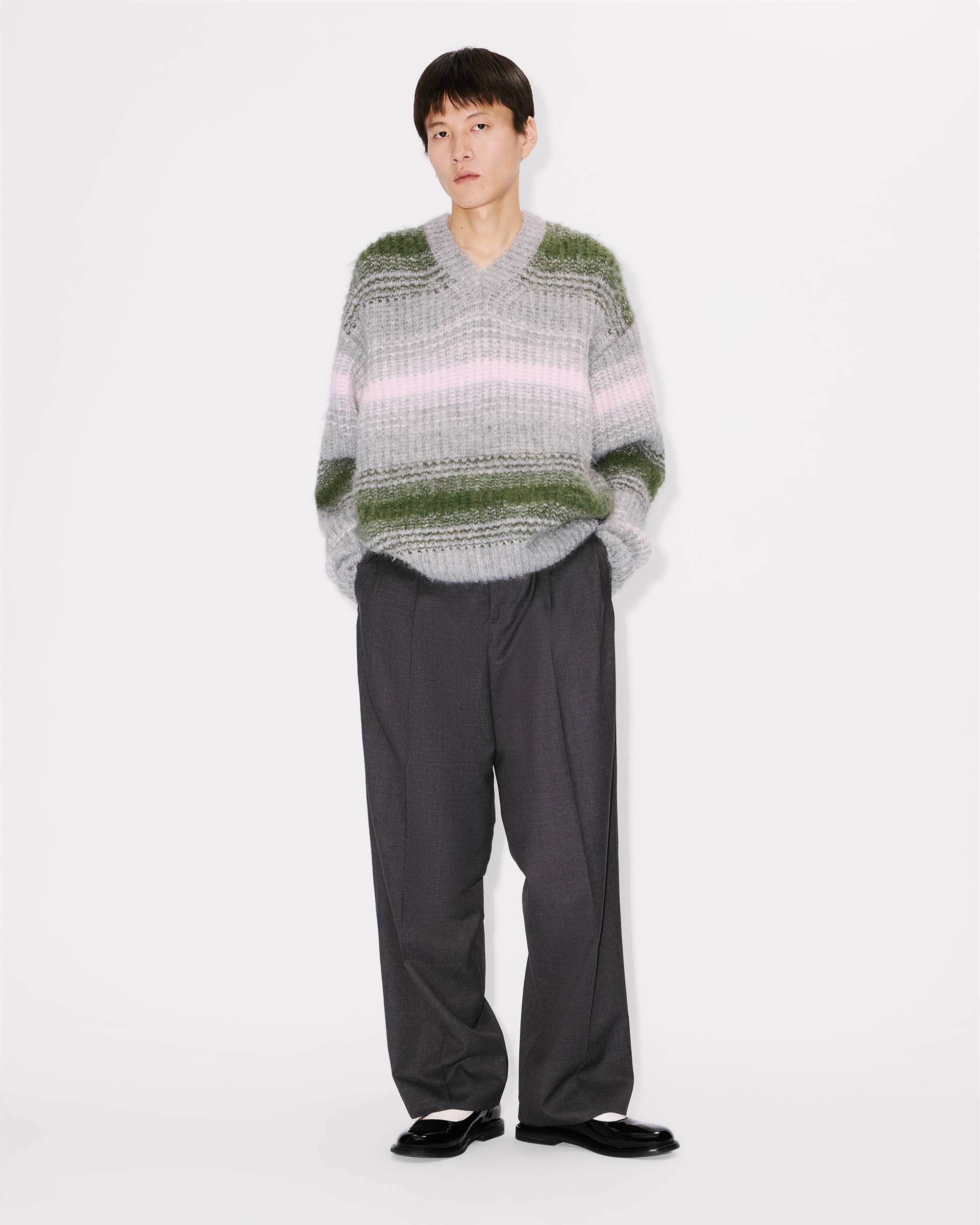 'KENZO Speed Stripe' jumper in mixed alpaca wool - 5