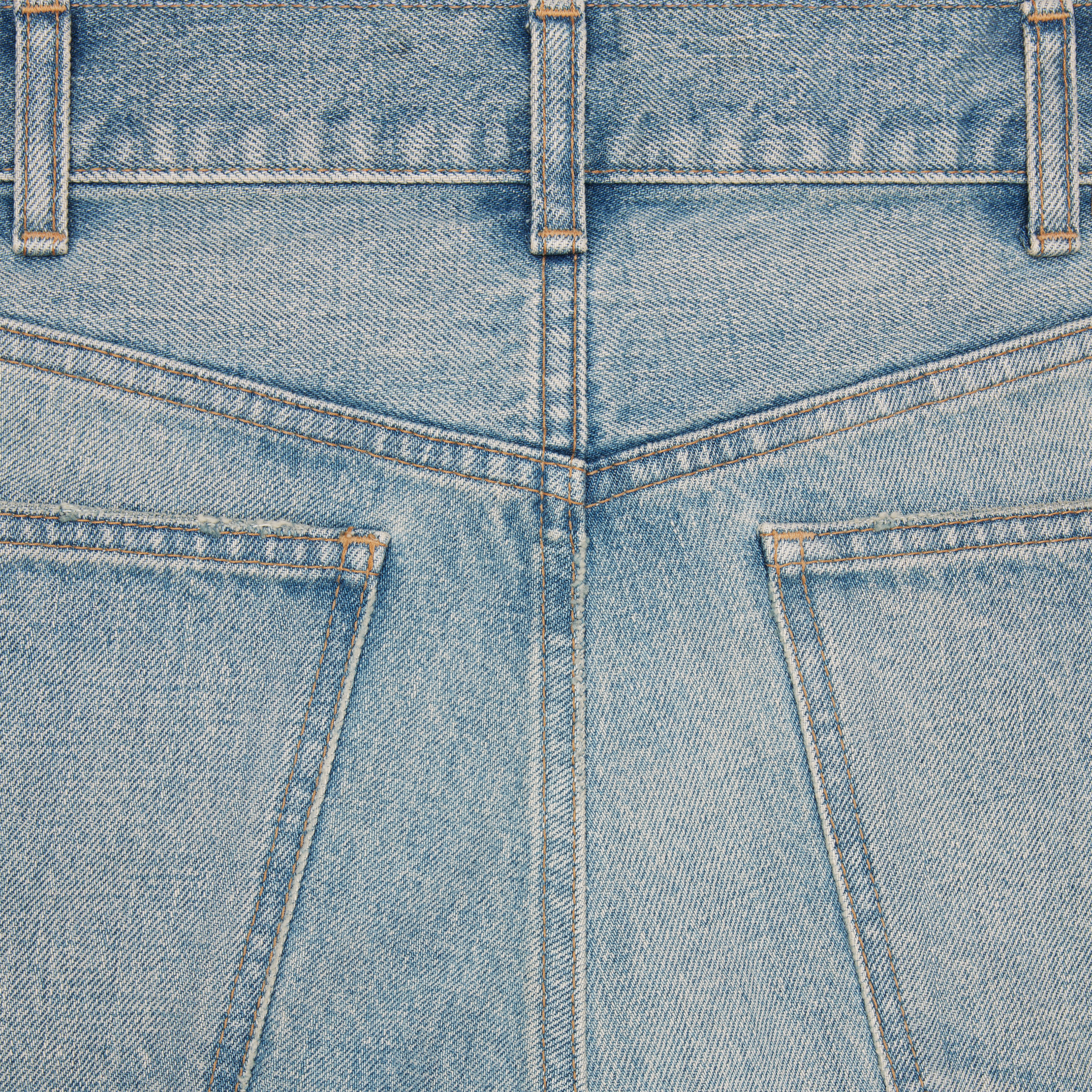 kurt jeans in destroyed westside wash denim - 3