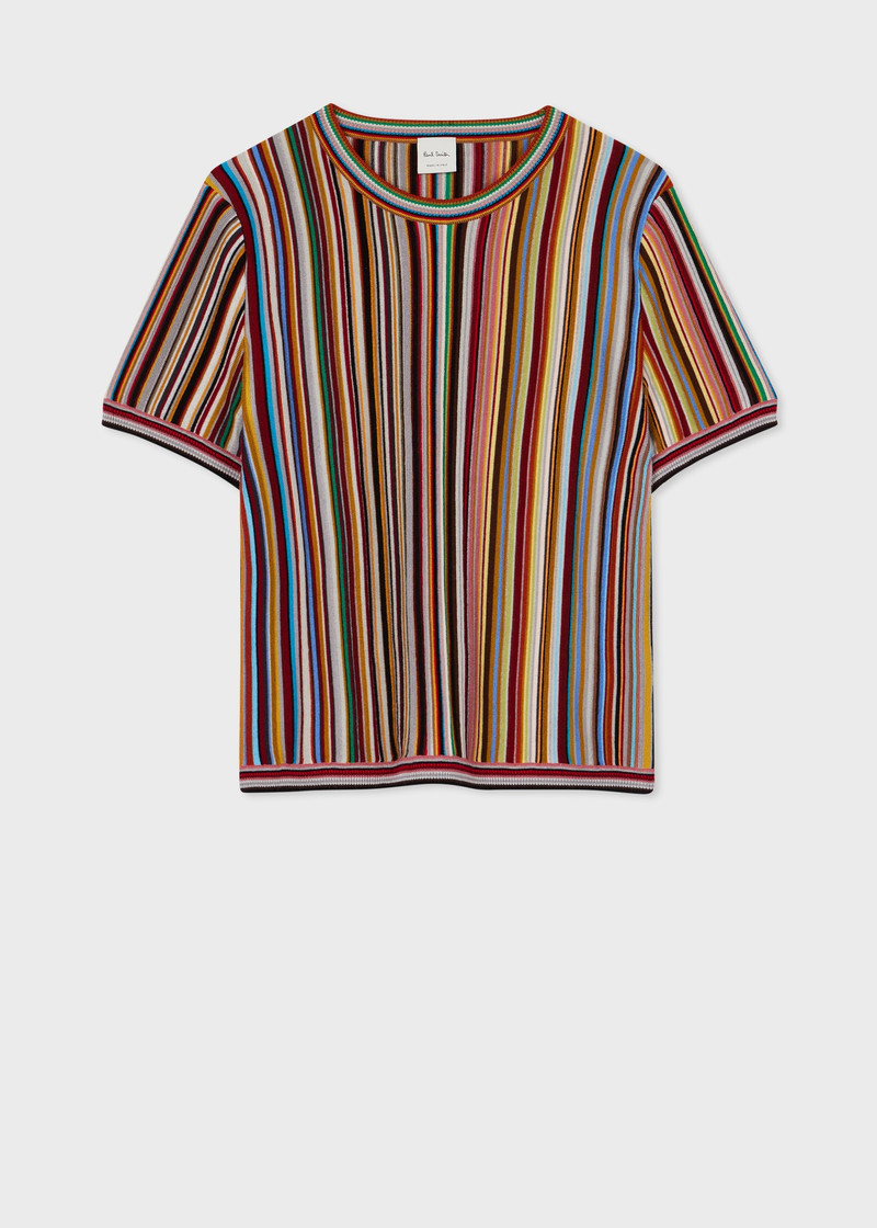 Women's 'Signature Stripe' Knitted Top 1