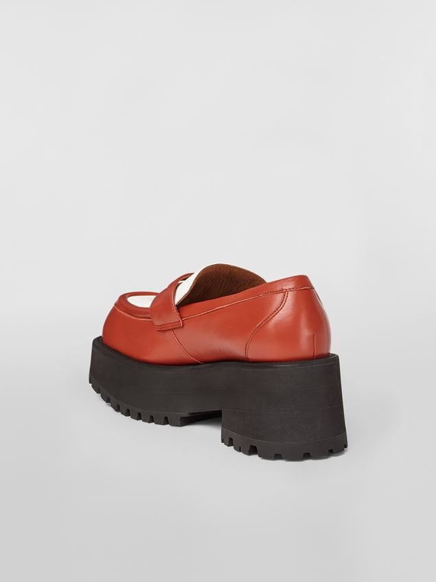 BI-COLOURED SOFT NAPPA LEATHER MOCCASIN - 3