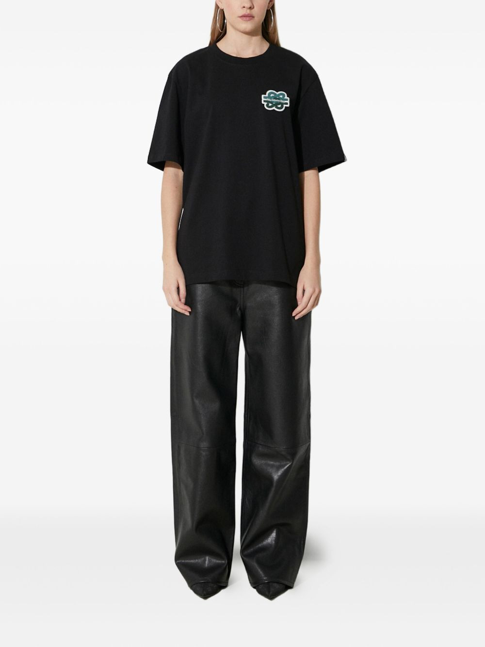 logo-embroidery T-shirt - 3