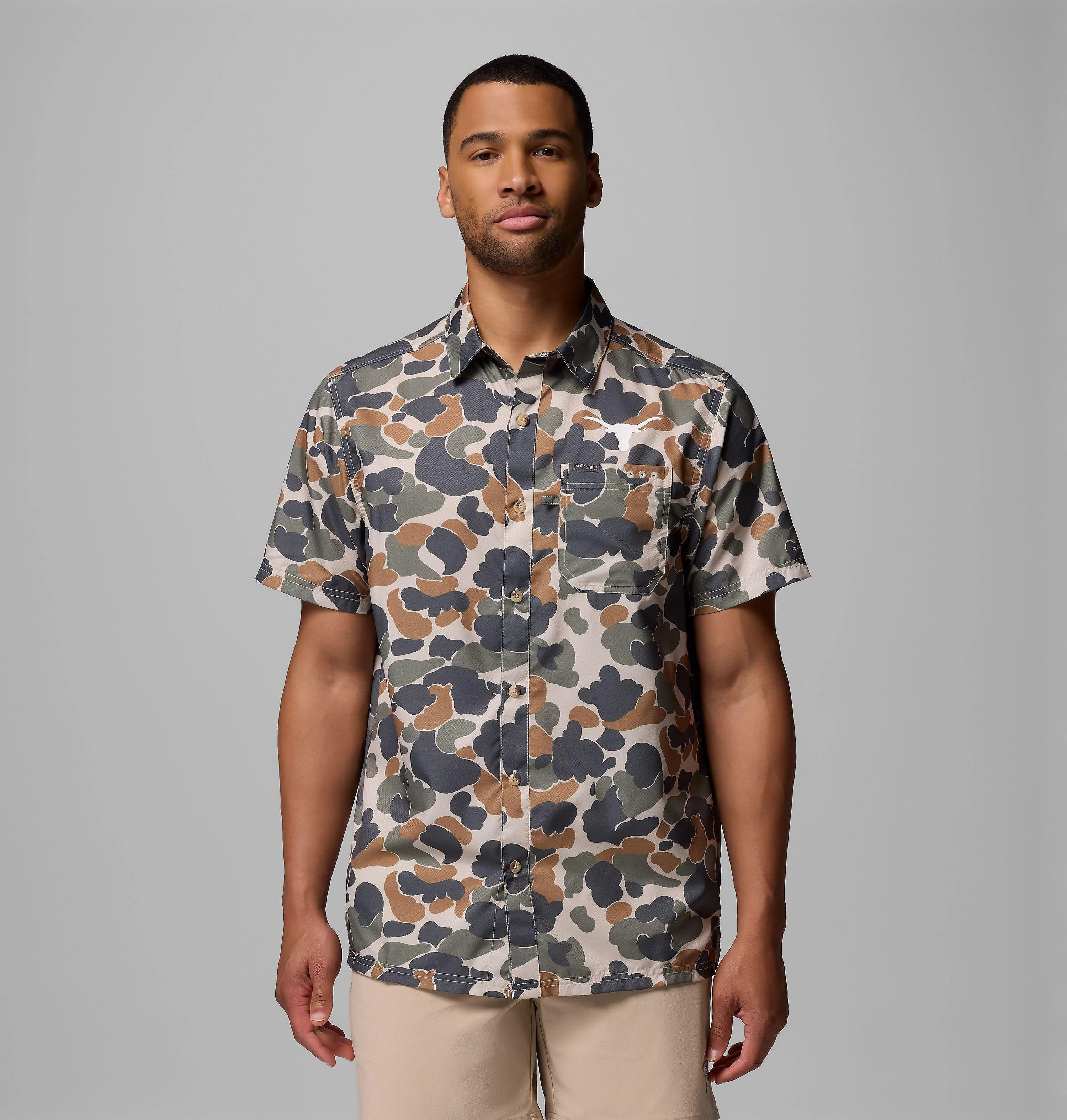 Men's Collegiate PFG Super Slack Tide Shirt - Texas - 1