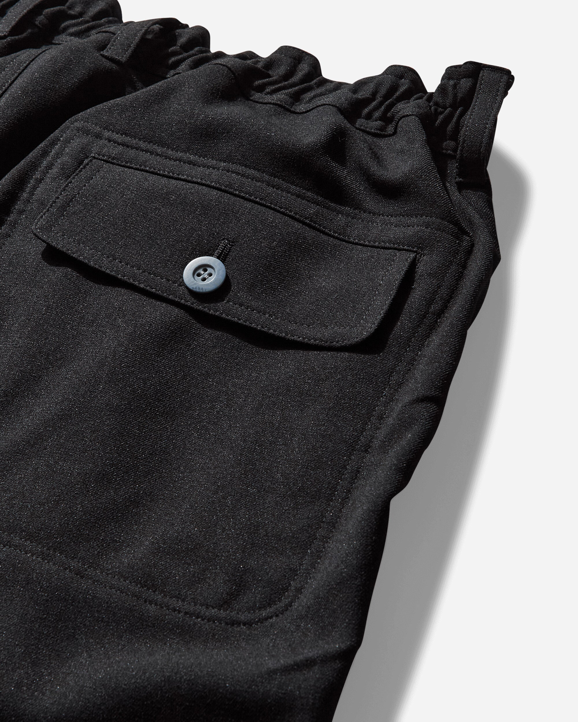 Men's Polyester Trousers Black - 4