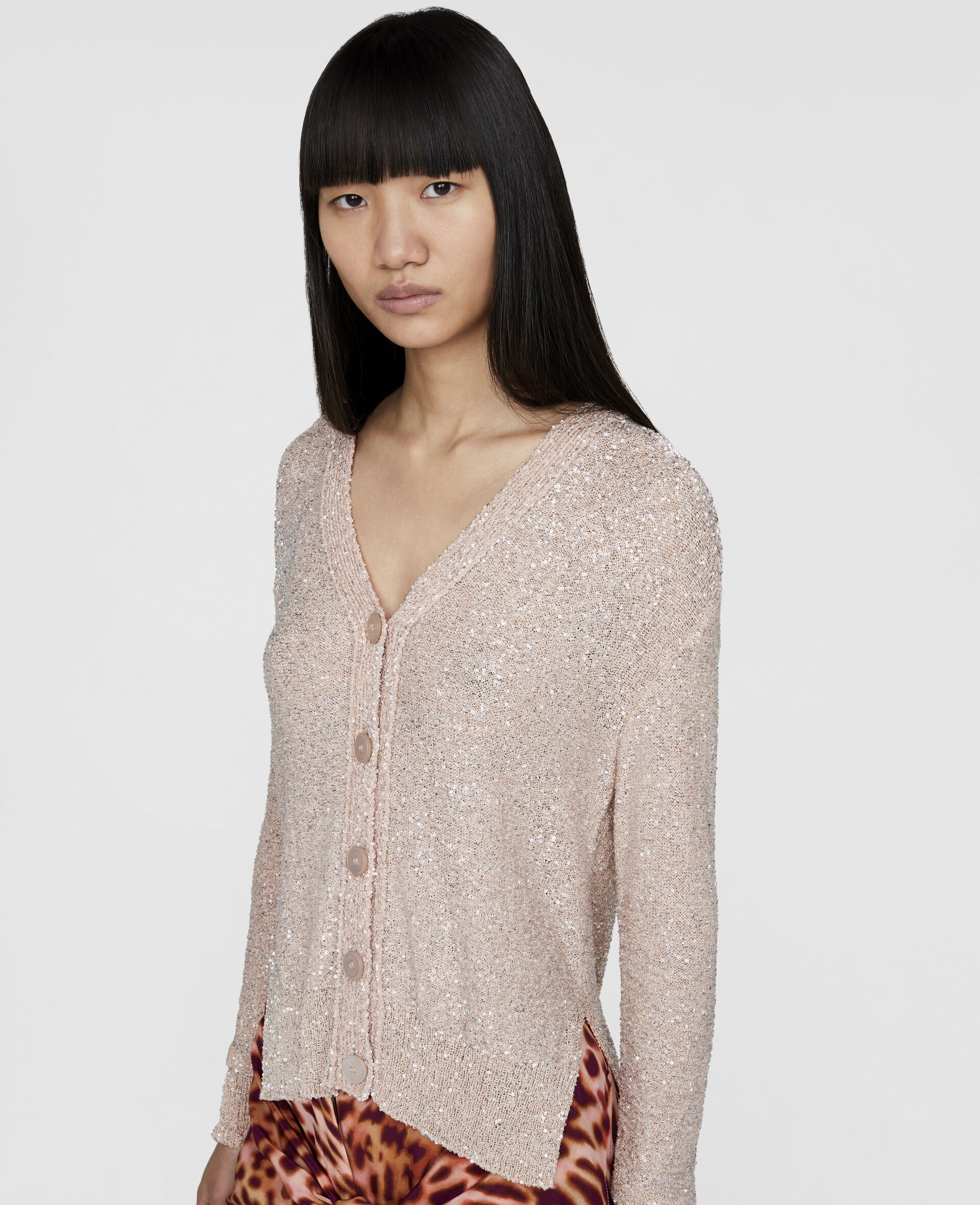 Sequin Knit Cardigan - 4
