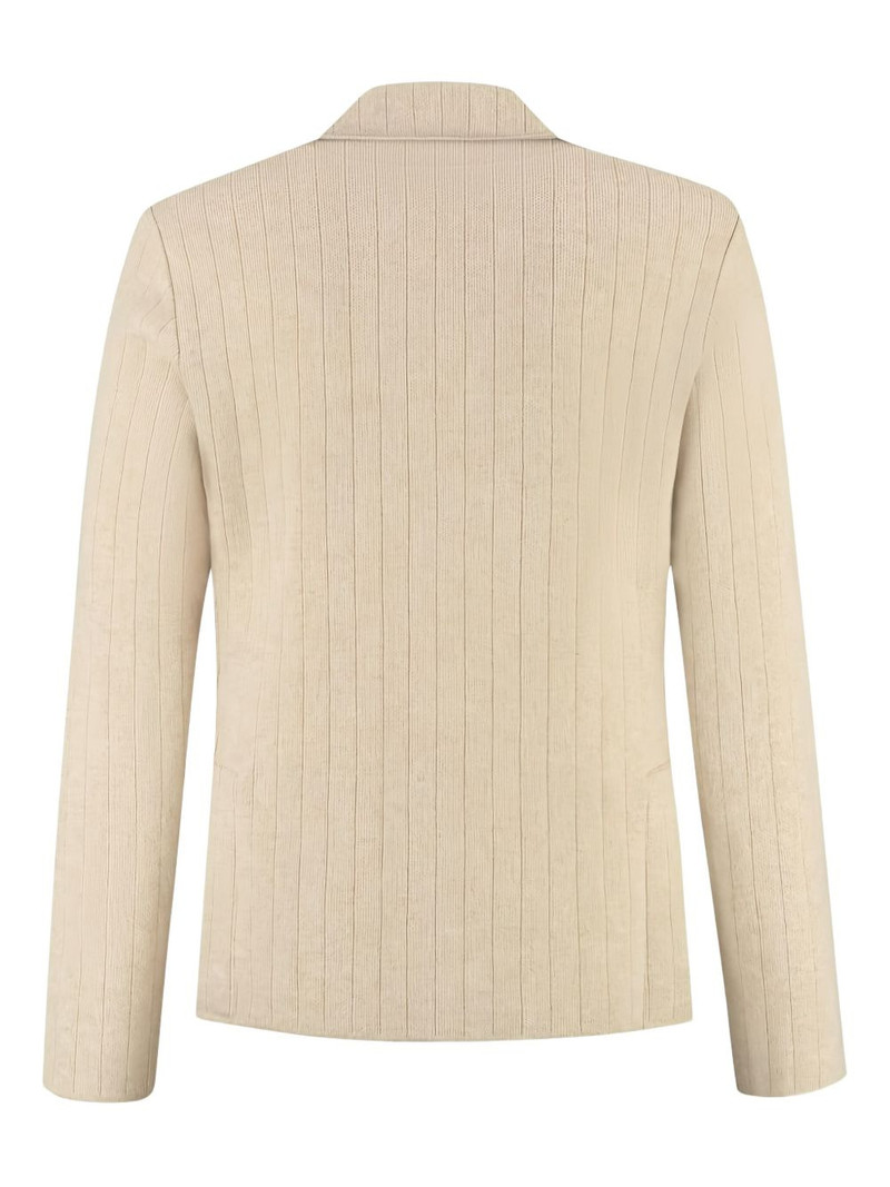 LARDINI ribbed blazer outlook