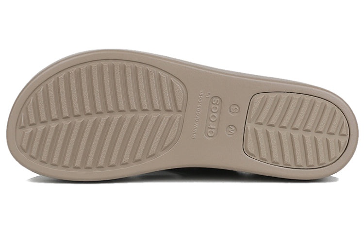 (WMNS) Crocs Brooklyn Thick Sole Black Sandals 'Black' 206453-07H - 5